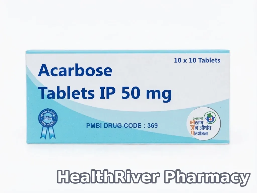 ACARBOSE TABLETS IP 50 MG