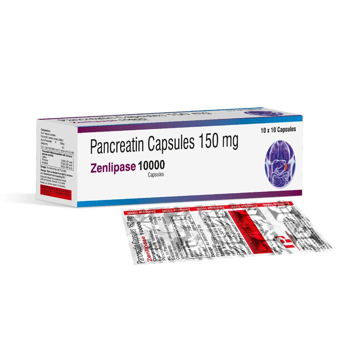 ZENLIPASE 10000 TABLET