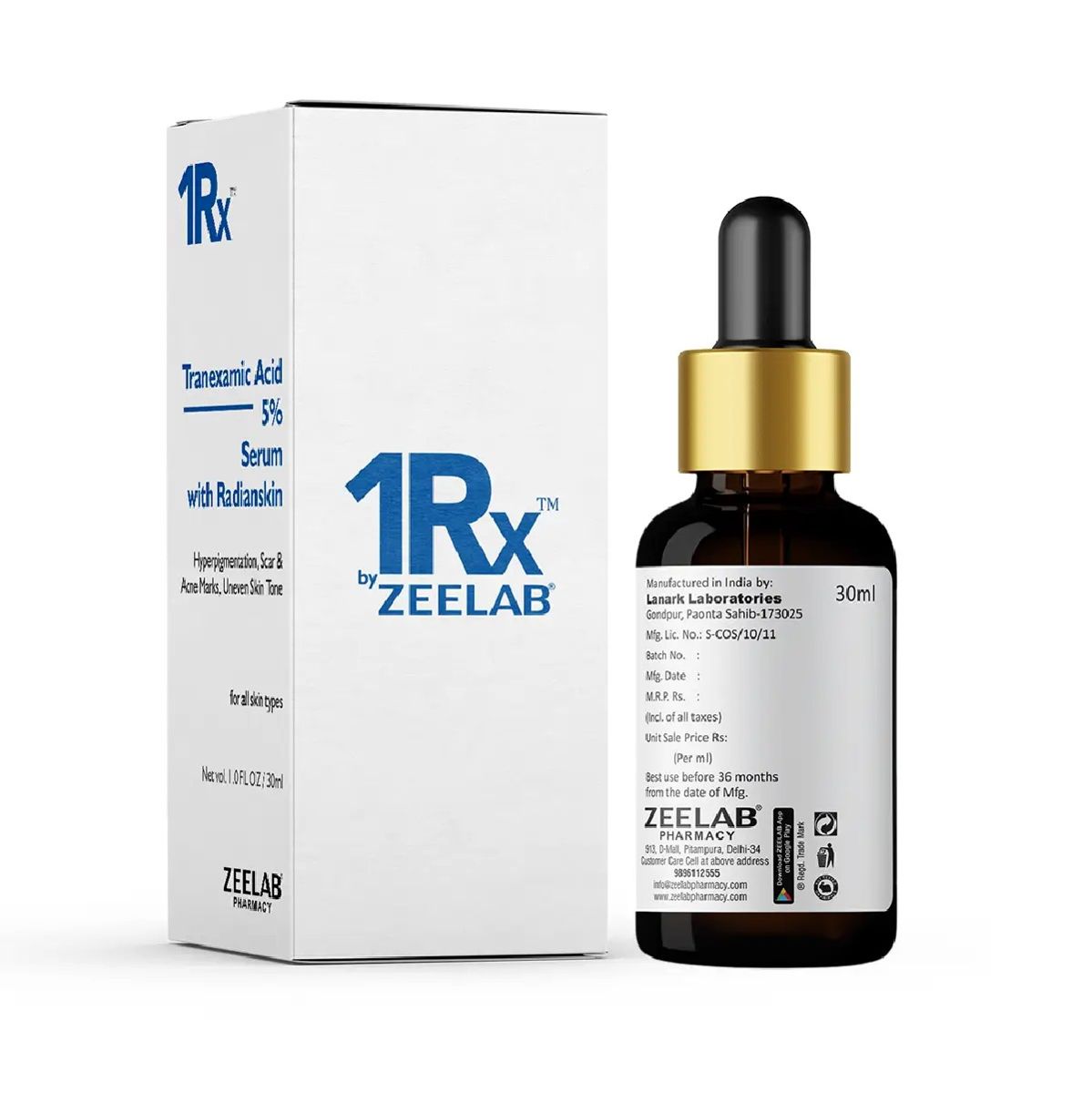 1RX TRANEXAMIC ACID 5% SERUM