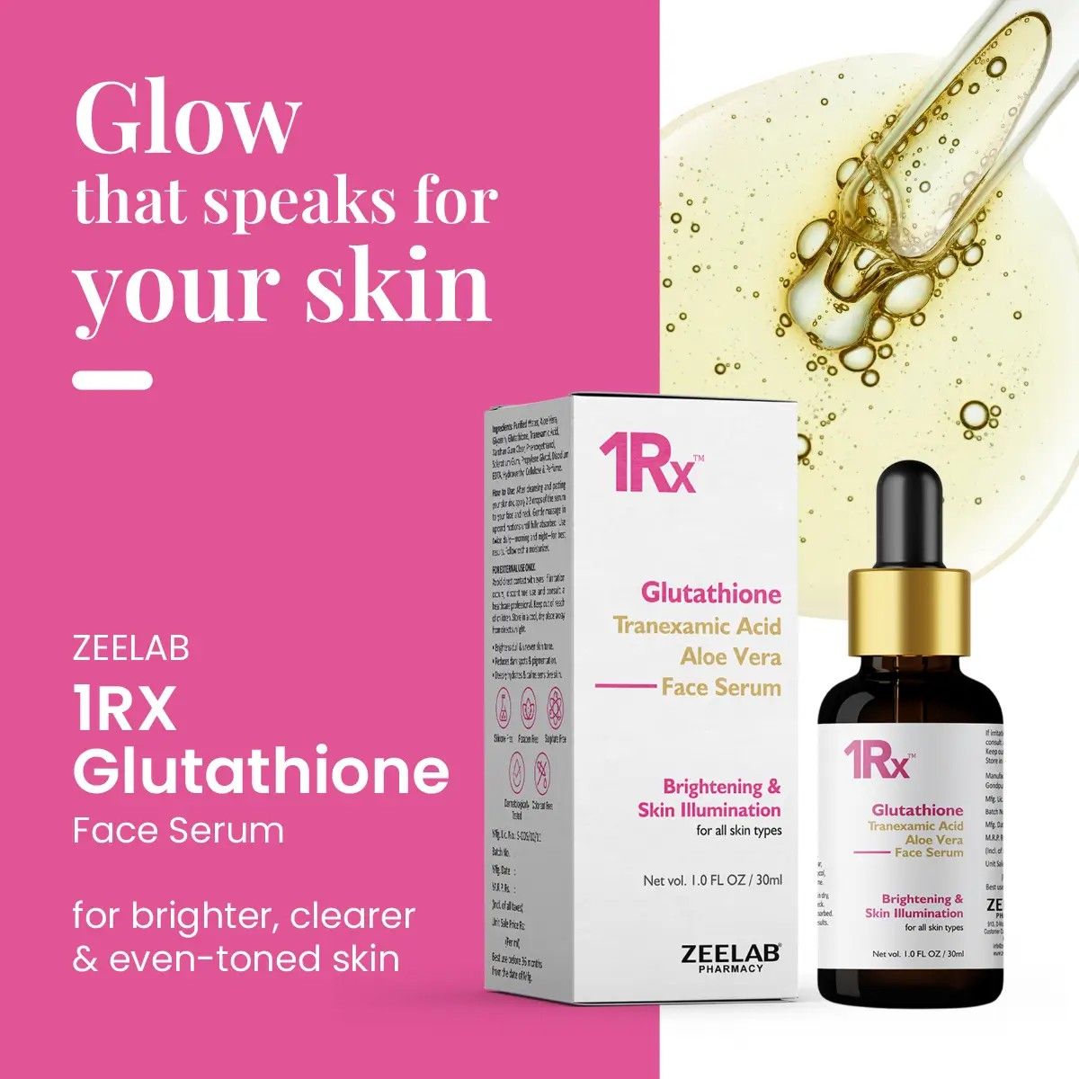 1RX GLUTATHIONE SERUM