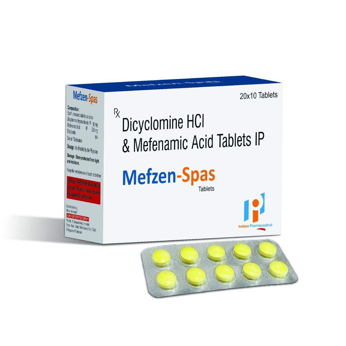 MEFZEN SPAS TABLETS