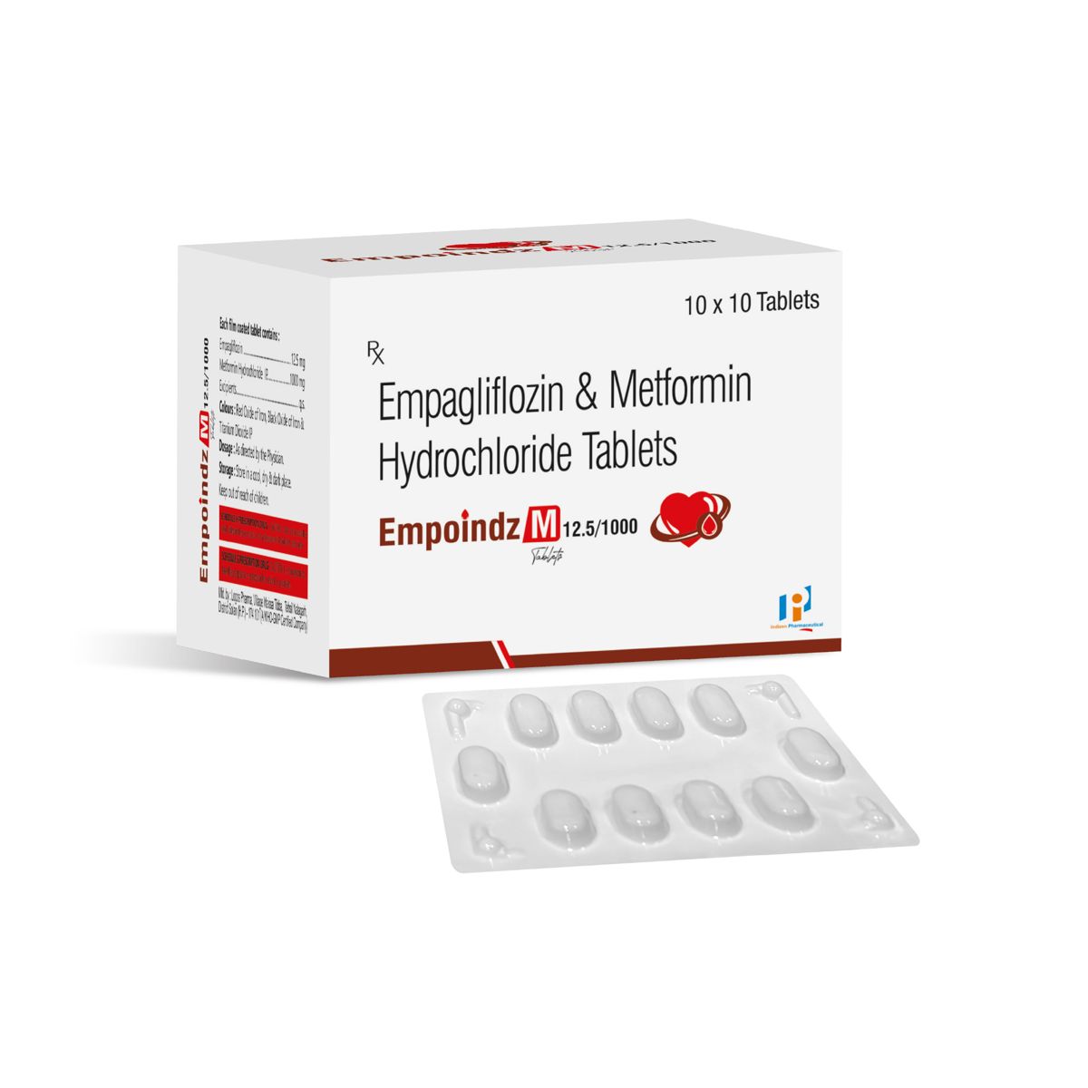 EMPOINDZ M 12.5/1000 TAB
