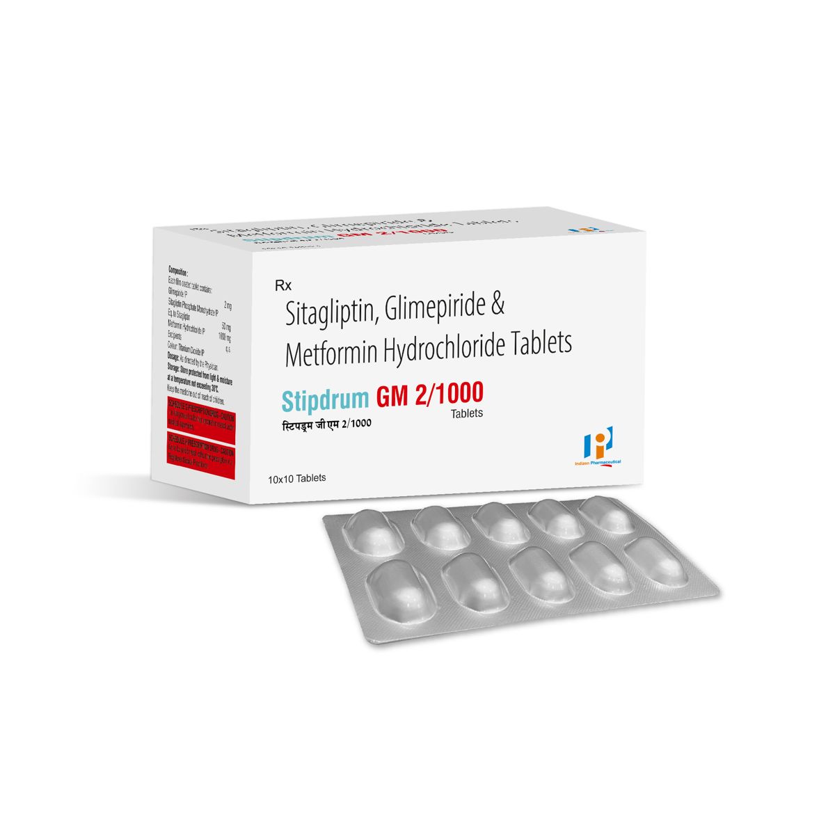 STIPDRUM GM 2/1000 TABLETS