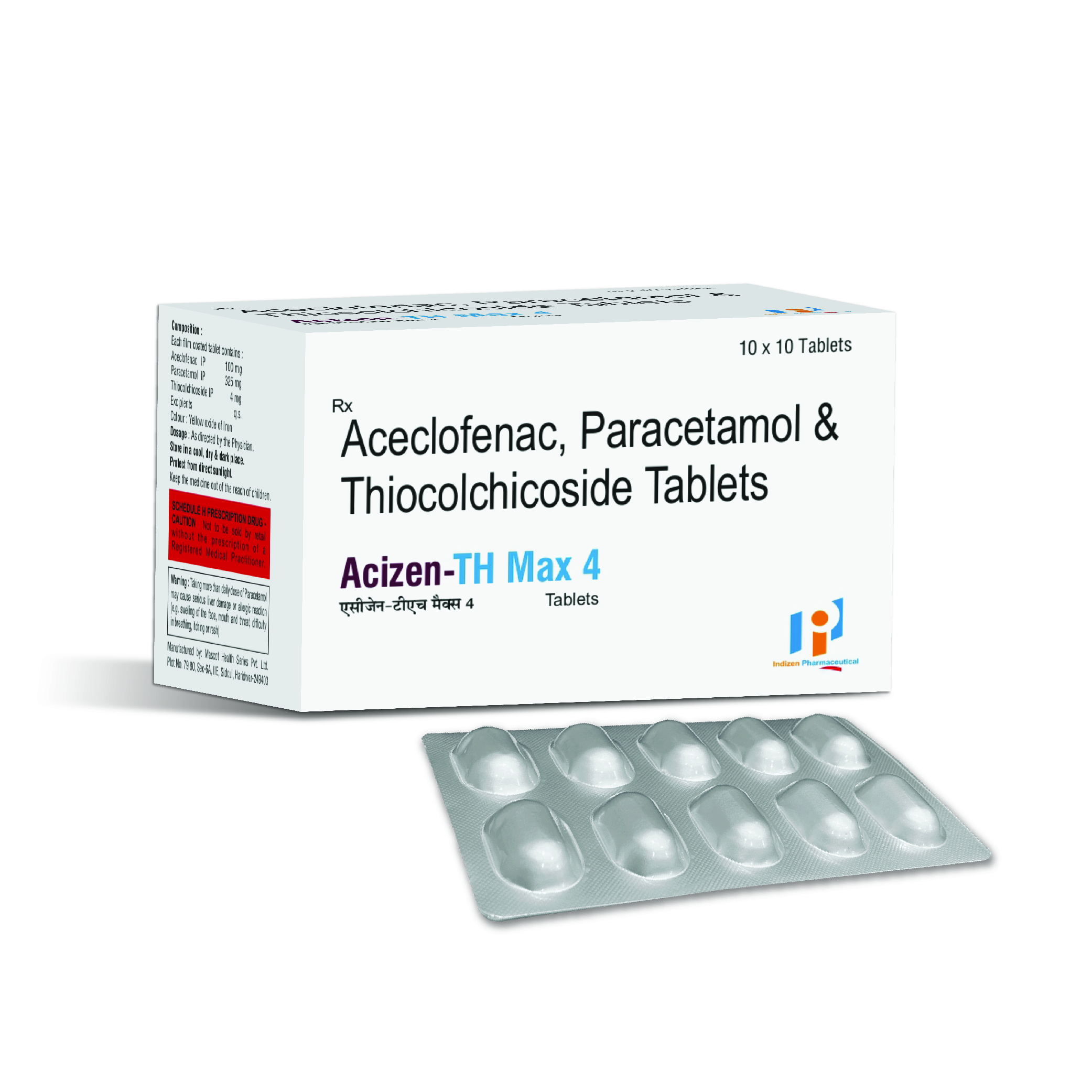 ACIZEN TH MAX 4 TABLETS