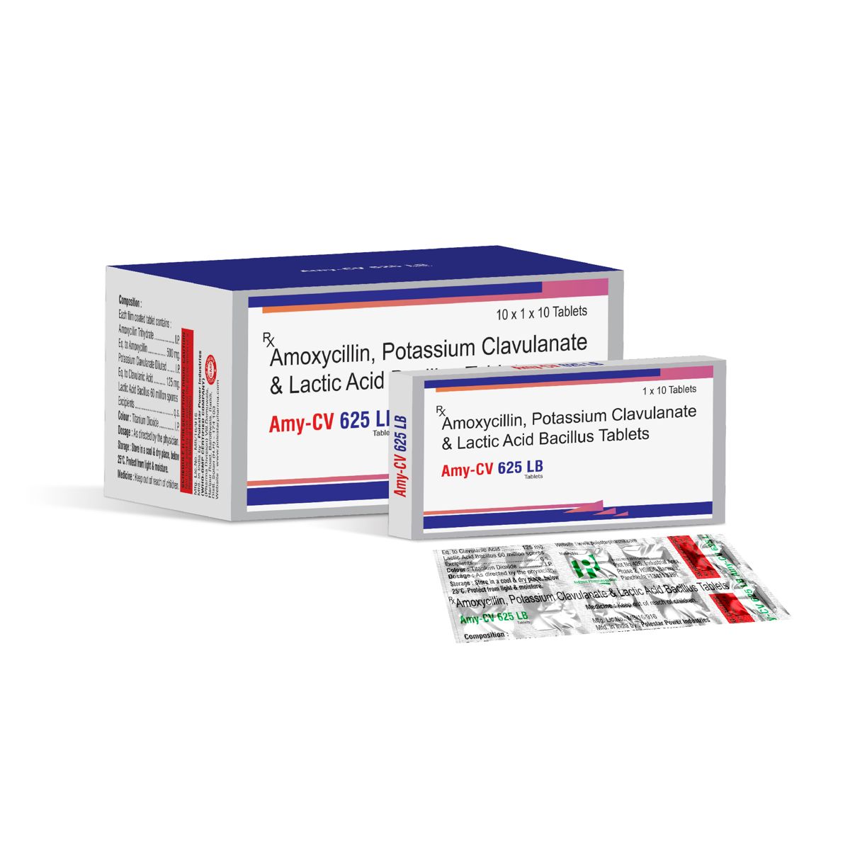 AMY CV 625 LB TABLET