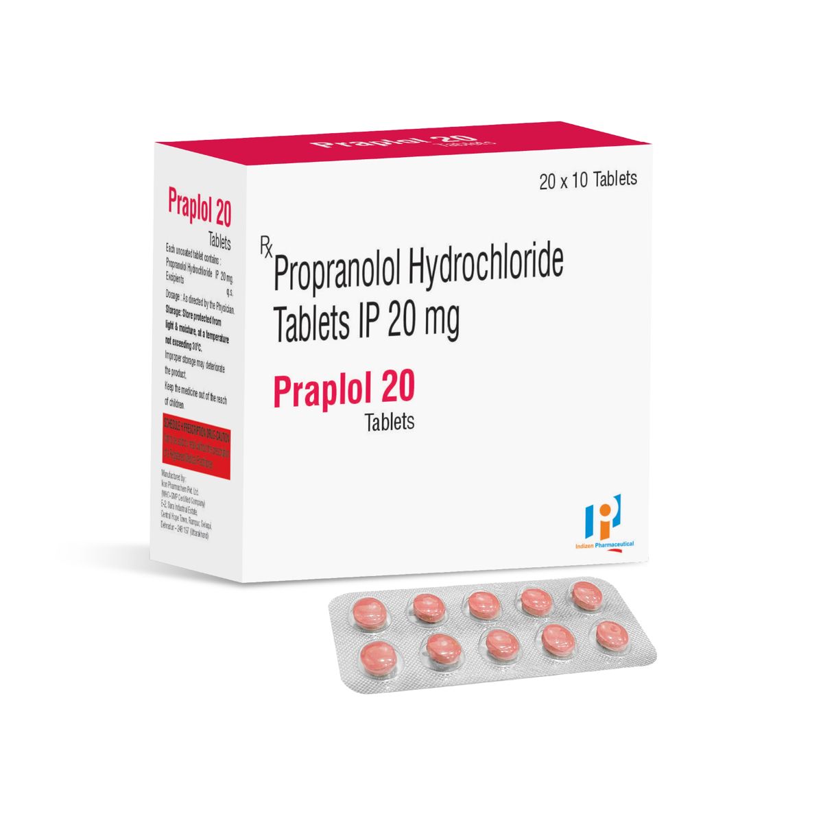 PRAPLOL 20 TABLETS