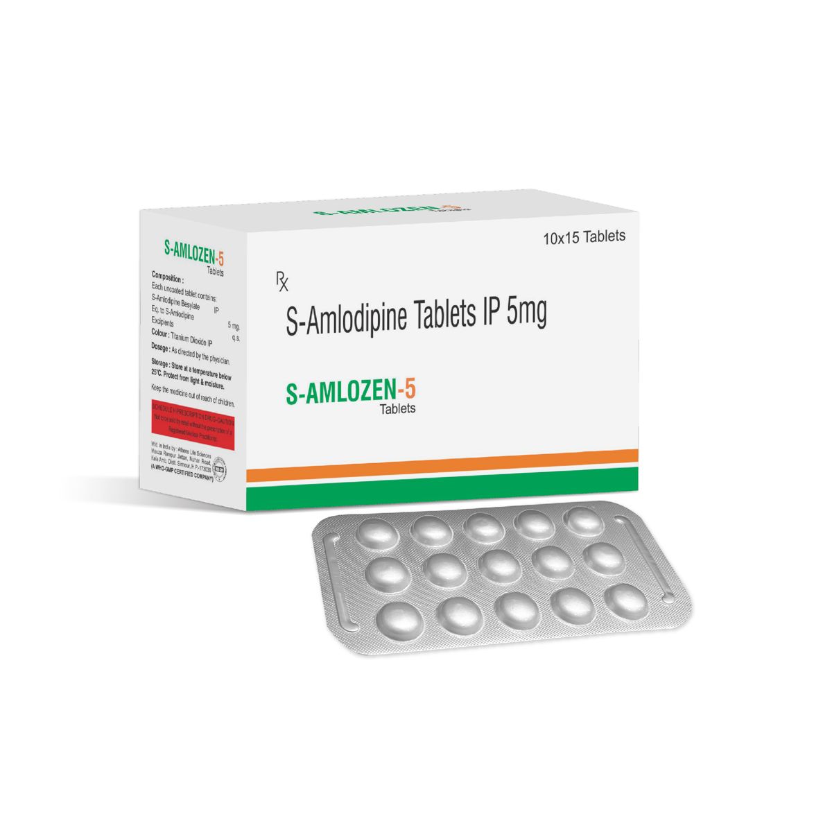 S-AMLOZEN 5MG TAB