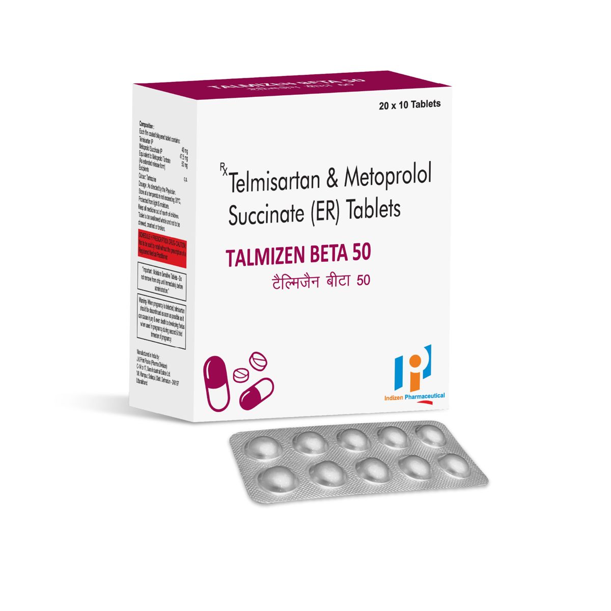 TALMIZEN BETA 50 TABLET